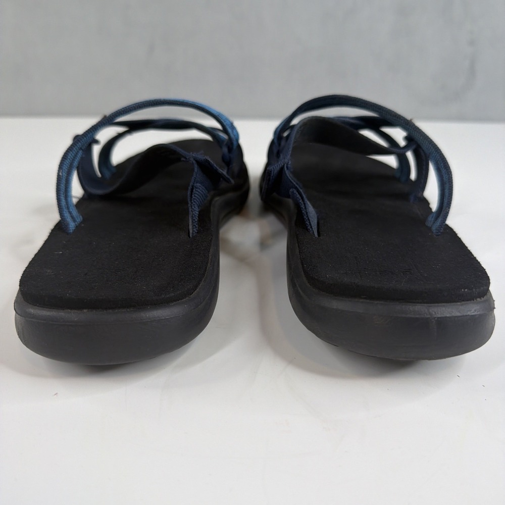 Teva Womens Size 9 Blue Strappy Slide Sandals Sport Outdoor Comfort Shoes - Picture 5 of 9